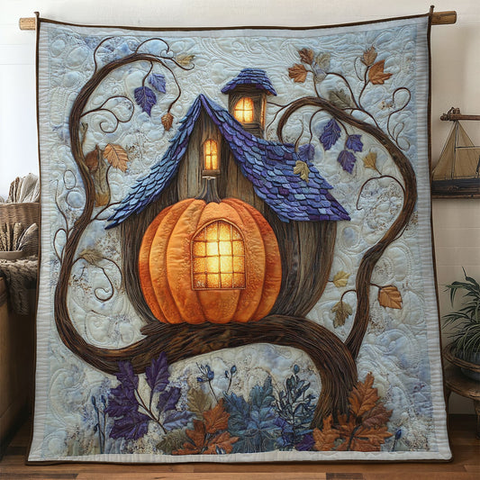 Pumpkin Night Hideout WN1507077CL Quilt