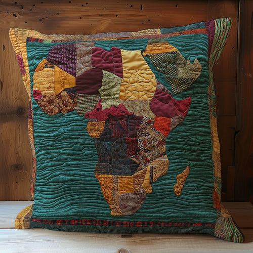 Africa Map WY0803001CL Quilt Pillow Case