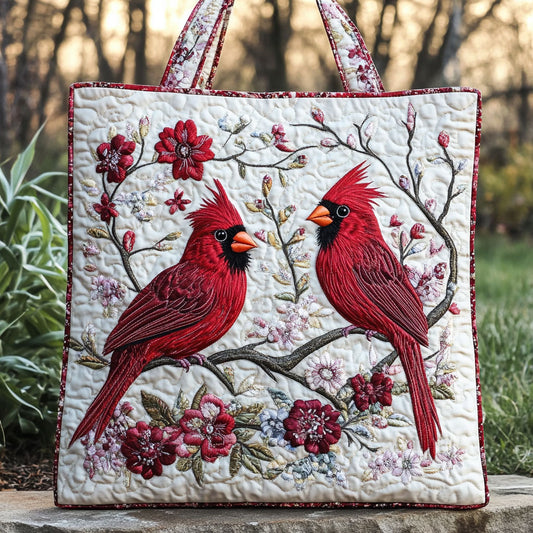 Evergreen Cardinal WN2509016CL Quilted Tote Bag