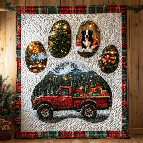 Border Collie Paw Joy WN0611016CL Quilt