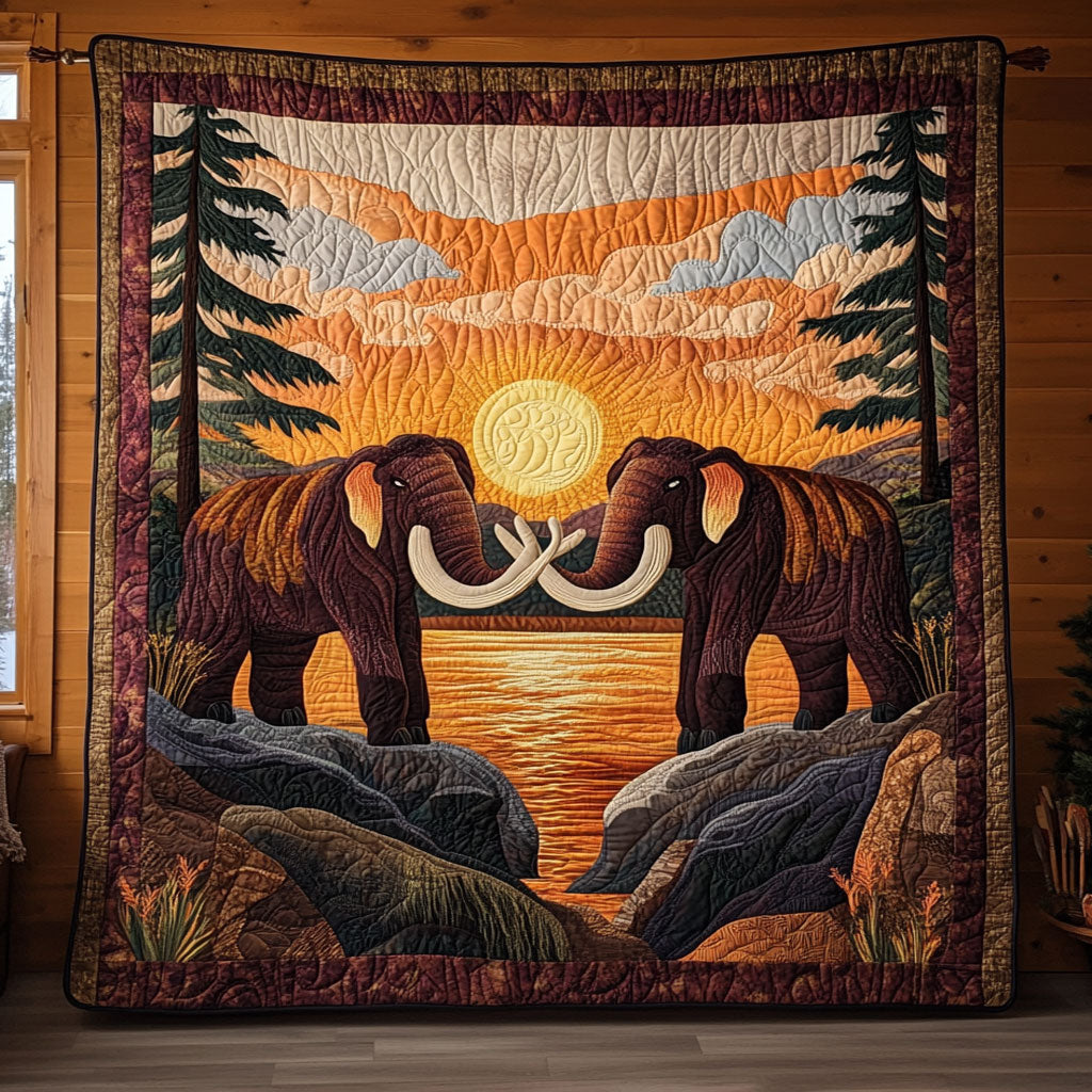 Mammoths Of The Sun WY0906042CL Quilt