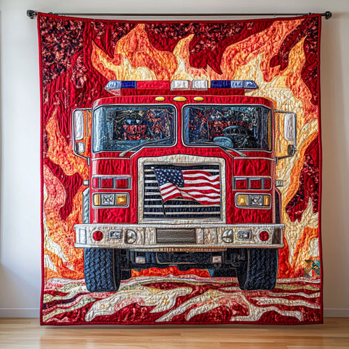 Firefighter Into The Fight WU2310046CL Quilt