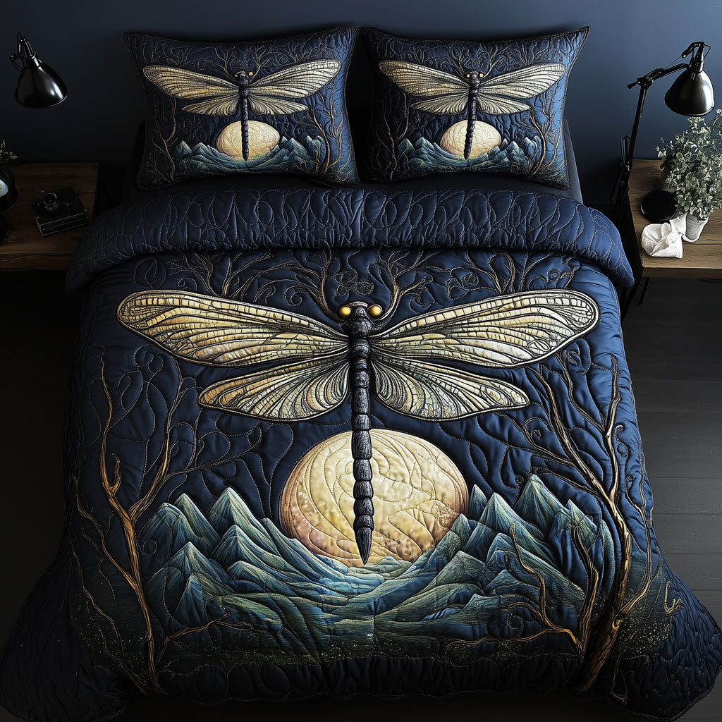 Dragonfly Midnight Soar LT0410021CL Duvet Cover Set