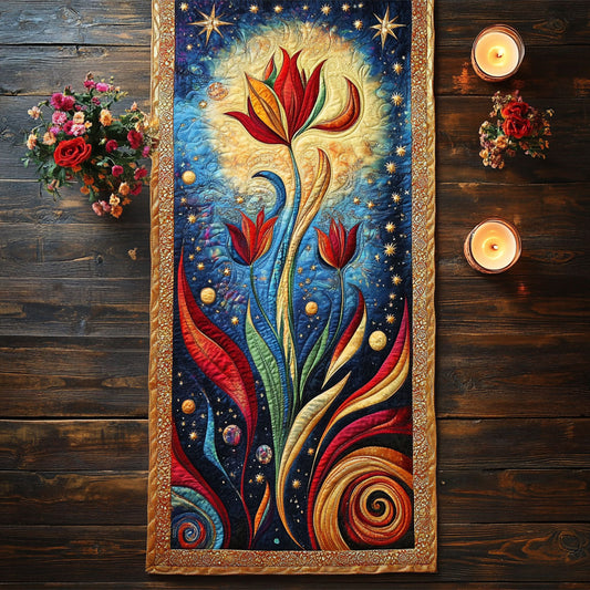 Tulip Harmony CM2605019CL Quilted Table Runner