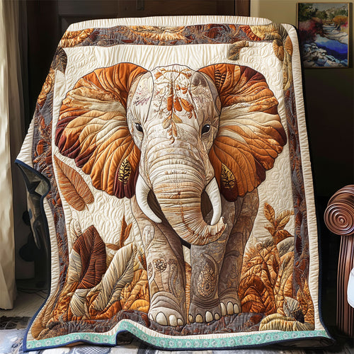 Autumnal Elephant WX2412001CL Quilt