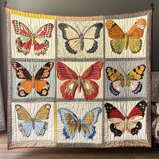 Colorful Butterflies WU1610024CL Quilt