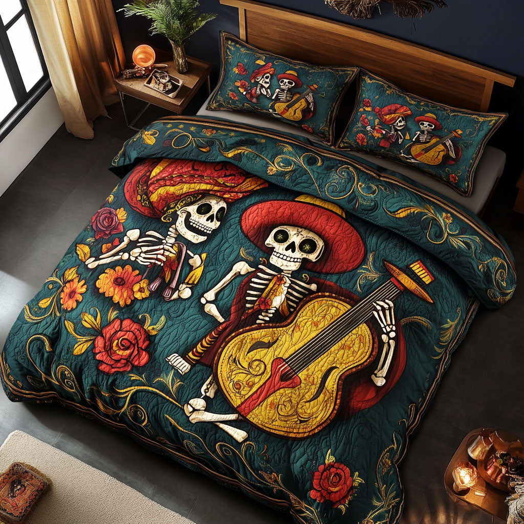 Día De Los Muertos WU2201049CL Duvet Cover Set