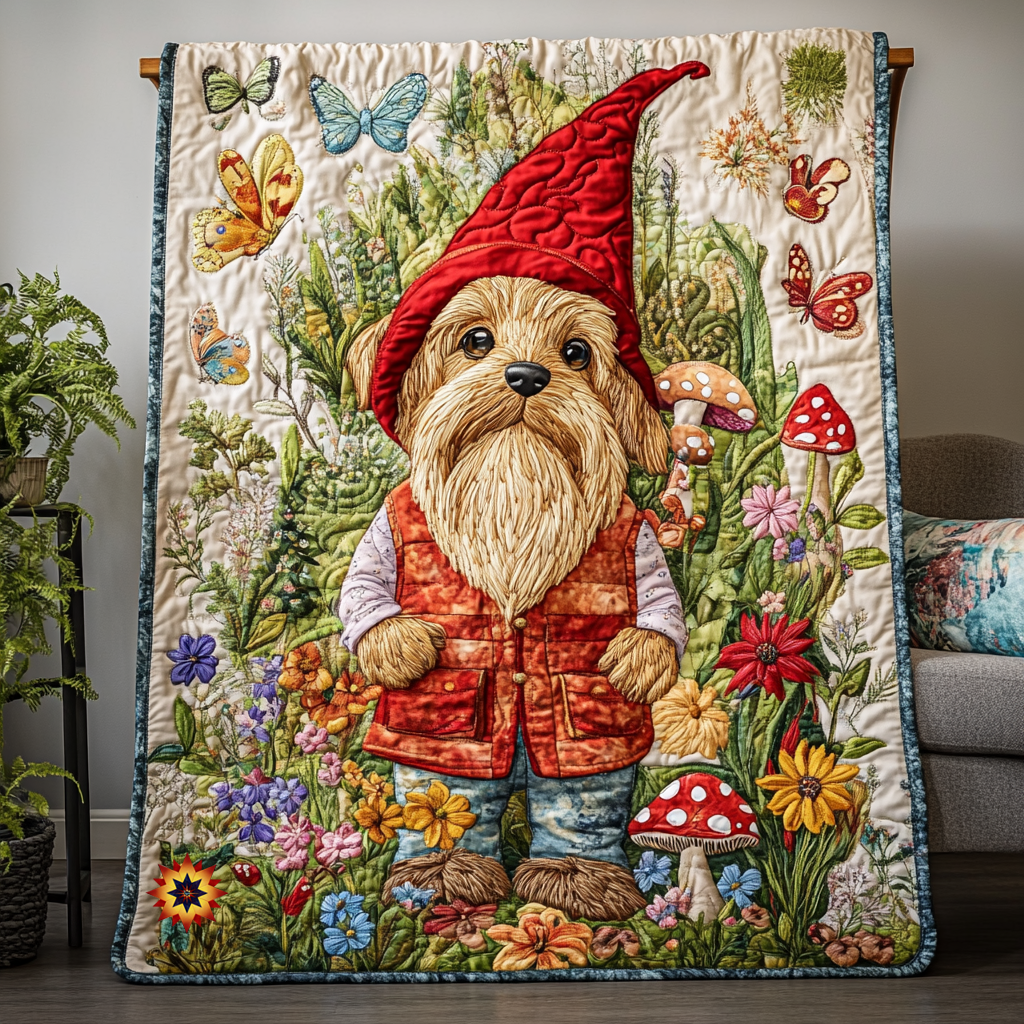 Dog Gnome WU1112018CL Quilt