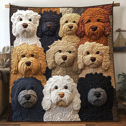 Dog Hug Circle WN1511033CL Quilt