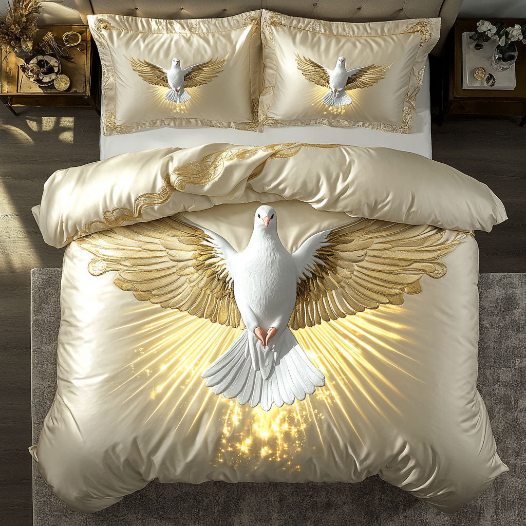Dove God Bless You WU1102019CL Duvet Cover Set