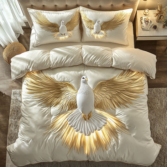 Dove God Bless You WU1102020CL Duvet Cover Set