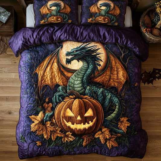 Dragon Pumpkin WY0708024CL Duvet Cover Set