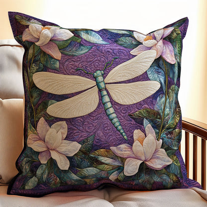 Dragonfly Magnolia WX2103047CL Quilt Pillow Case