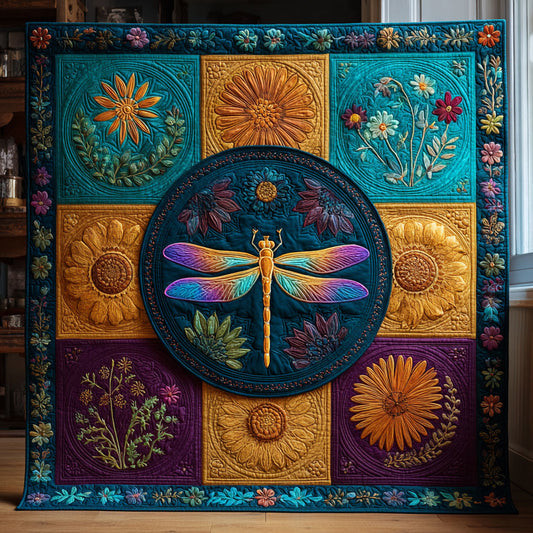 Dragonfly Petal Dance CW1308055CL Quilt