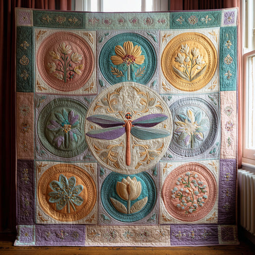 Dragonfly Petal Dream CW1308056CL Quilt