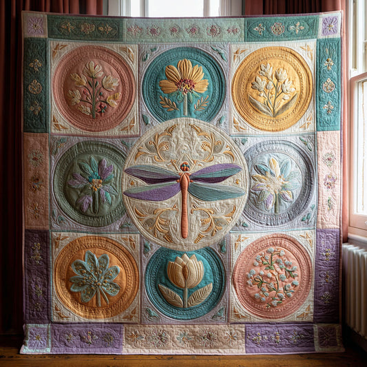 Dragonfly Petal Dream CW1308056CL Quilt