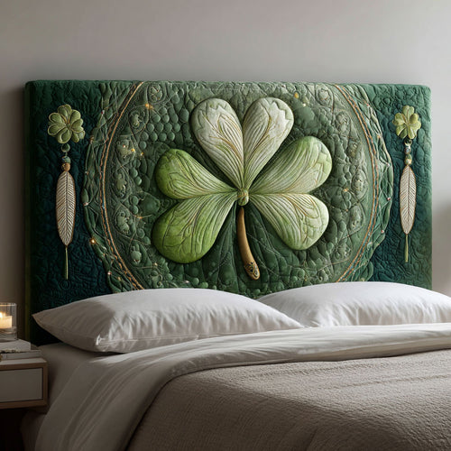 Dreaming Clover Luck WJ2512008CL Quilted Headboard Slipcover