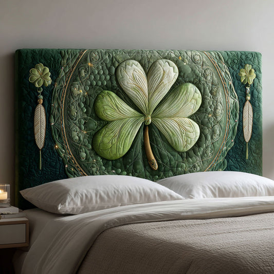 Dreaming Clover Luck WJ2512008CL Quilted Headboard Slipcover