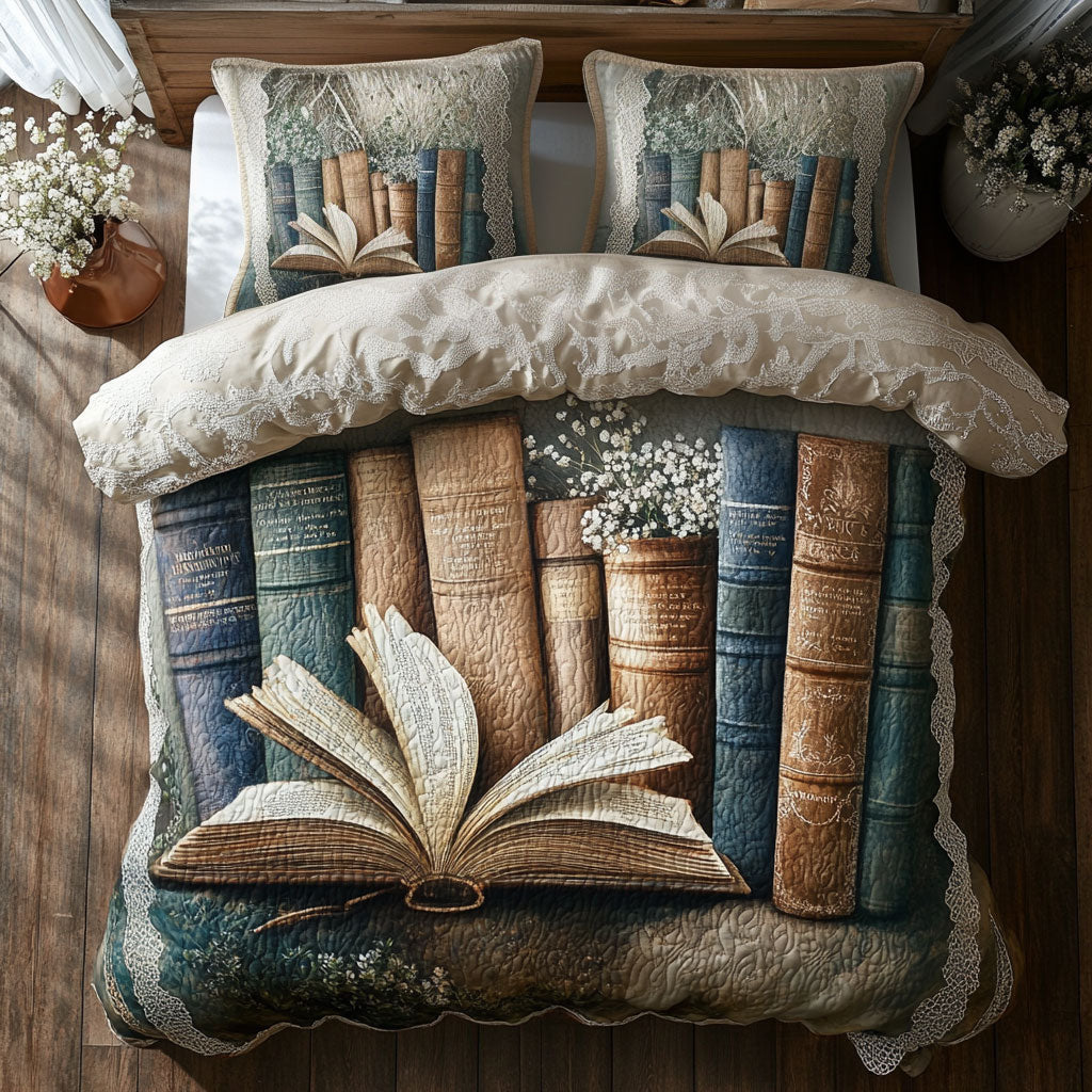 Dreamy Bookshelf WU2002026CL Duvet Cover Set
