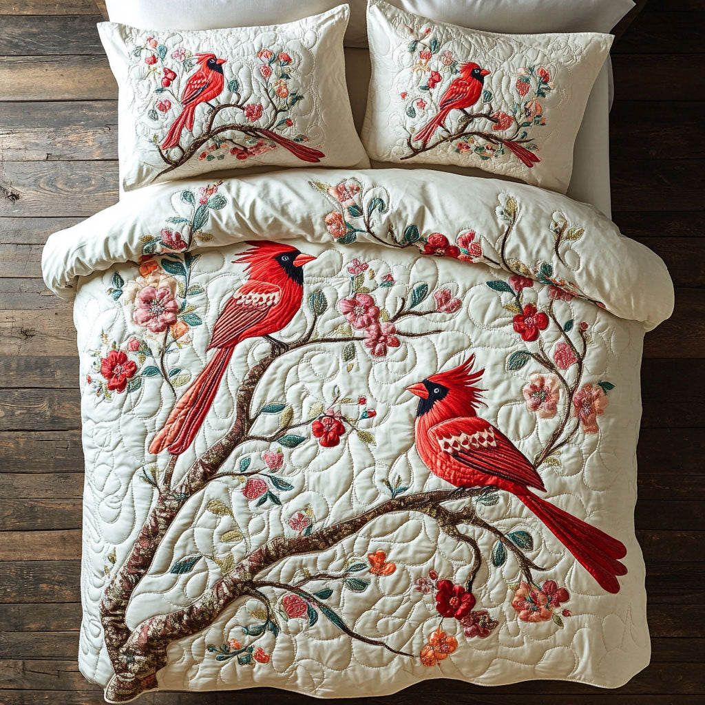 Dreamy Cardinal WU2502074CL Duvet Cover Set