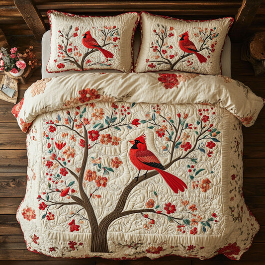 Dreamy Cardinal WU2502076CL Duvet Cover Set