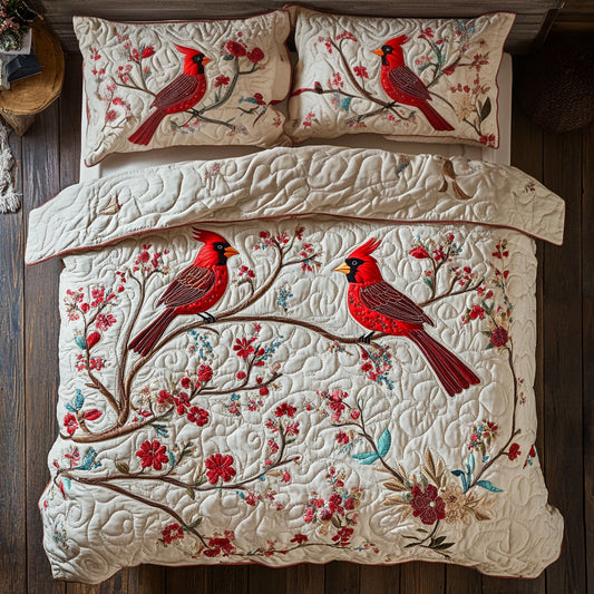 Dreamy Cardinal WU2502077CL Duvet Cover Set