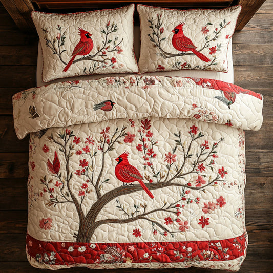 Dreamy Cardinal WU2502078CL Duvet Cover Set