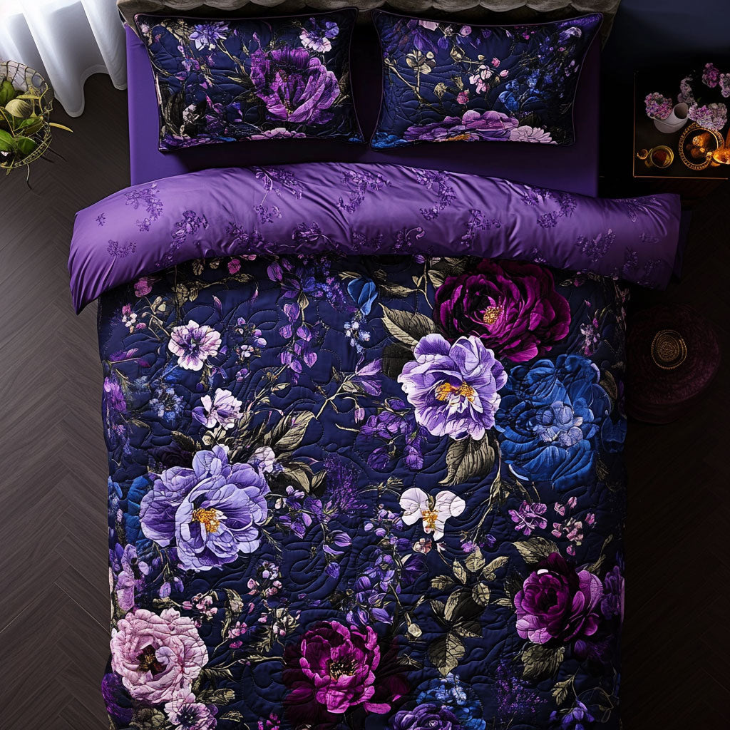 Dreamy Purple Roses WU2702001CL Duvet Cover Set