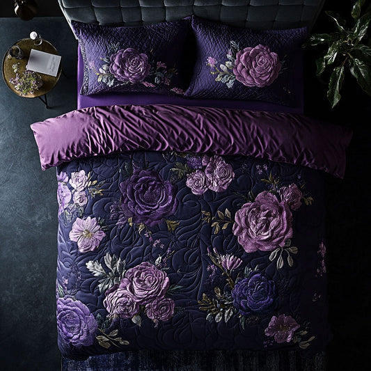 Dreamy Purple Roses WU2702002CL Duvet Cover Set