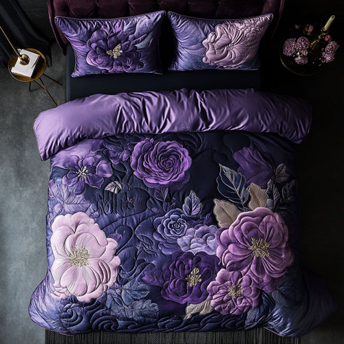 Dreamy Purple Roses WU2702004CL Duvet Cover Set