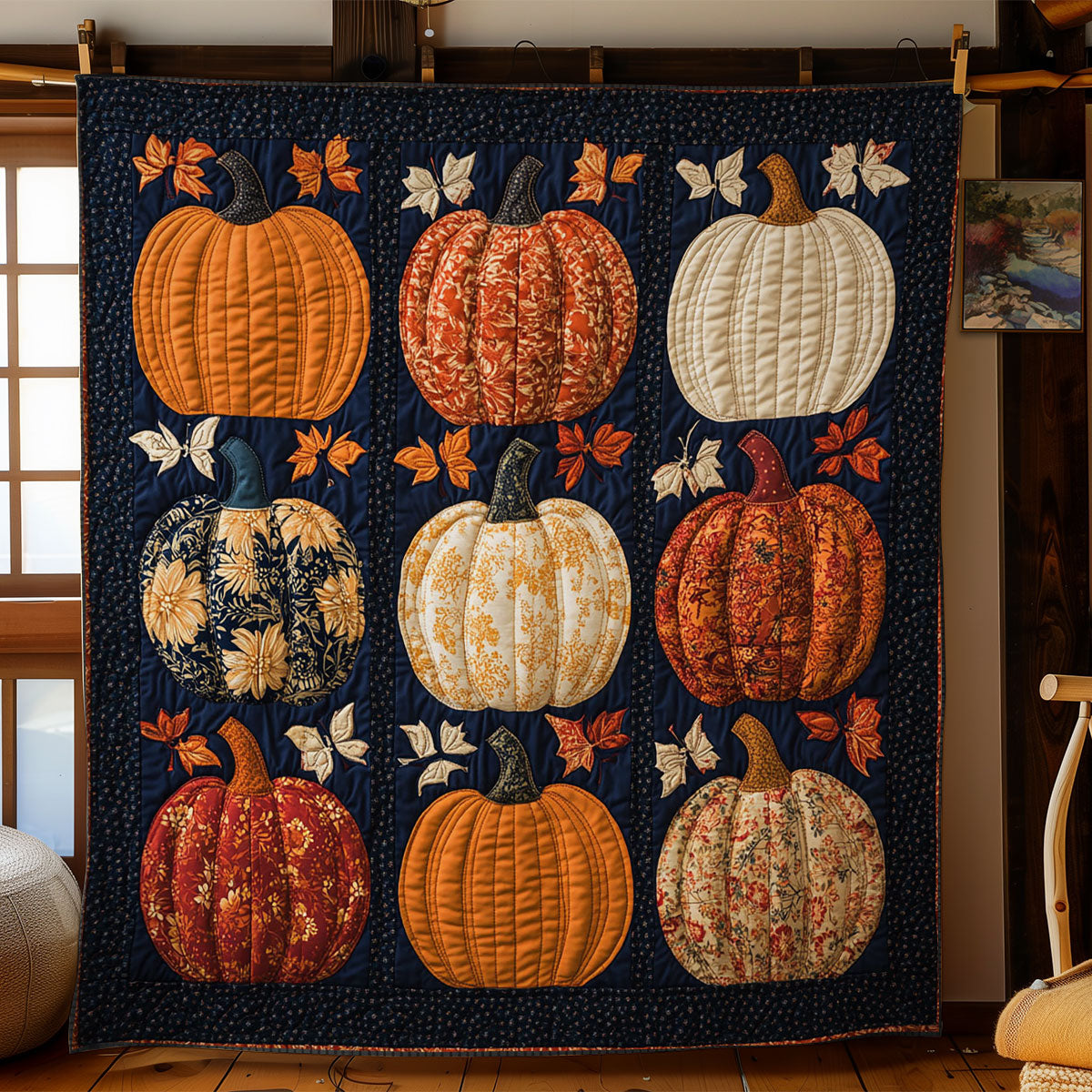 Pumpkin Light WN2307070CL Quilt