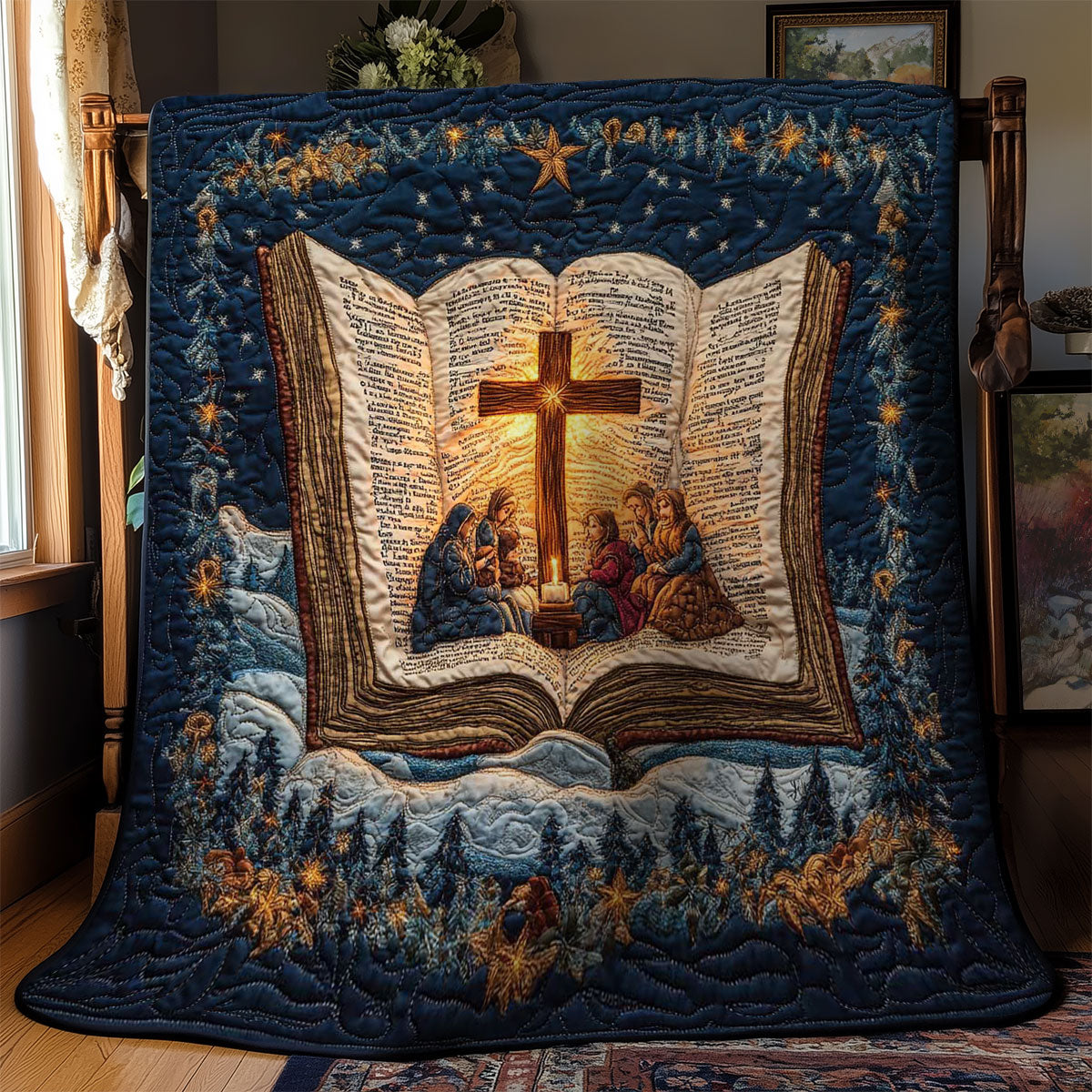Christianity Winter Blessing WN0603053CL Quilt