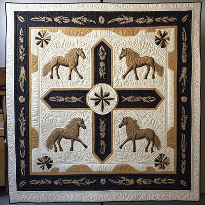 Horse Equine Compass LT0910033CL Quilt