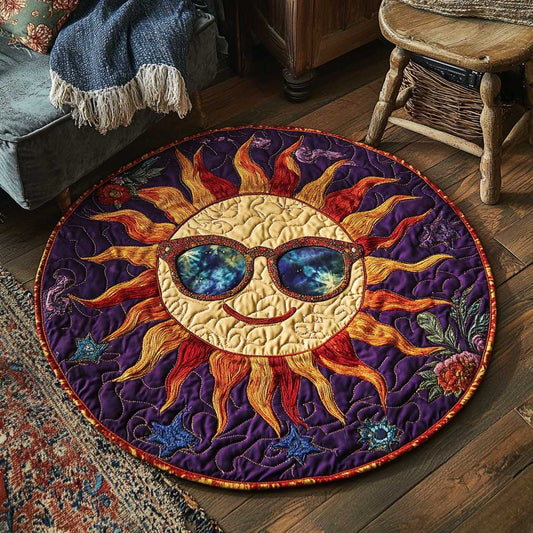 Cosmic Hippie WN2103076CL Quilted Round Mat
