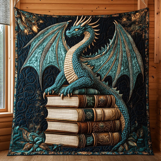 Guardian Dragon on Tomes CW2709048CL Quilt