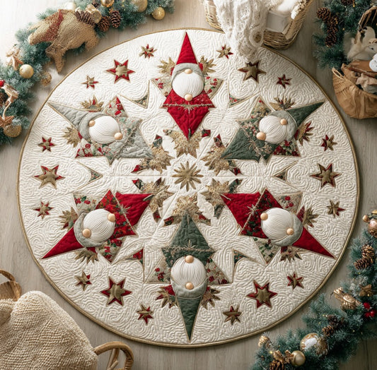Jolly Gnome XR2809016CL Quilted Round Mat