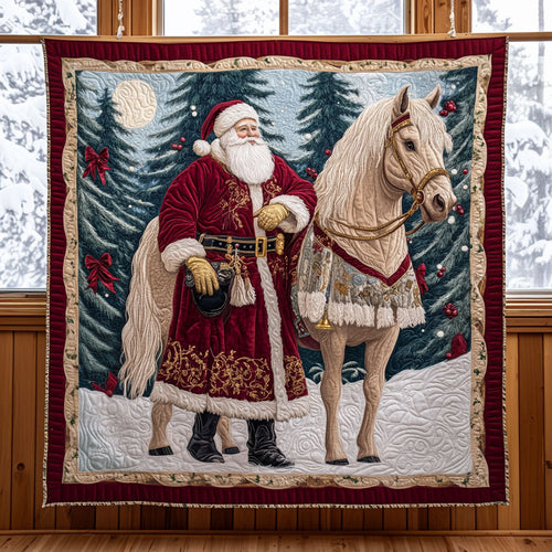 Santa and Horse KL1411015CL Quilt