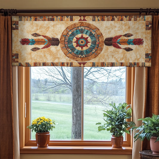 Native Dawn Circle WN1407086CL Quilted Valance