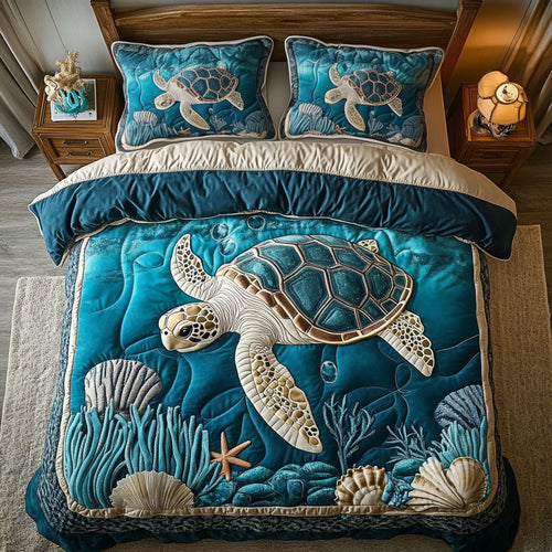 Turtle Bay Escape WY0204047CL Duvet Cover Set