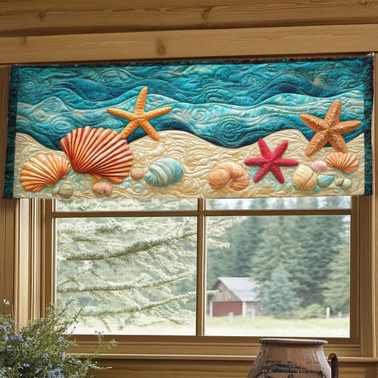 Beach Whisper WY2304001CL Quilted Valance