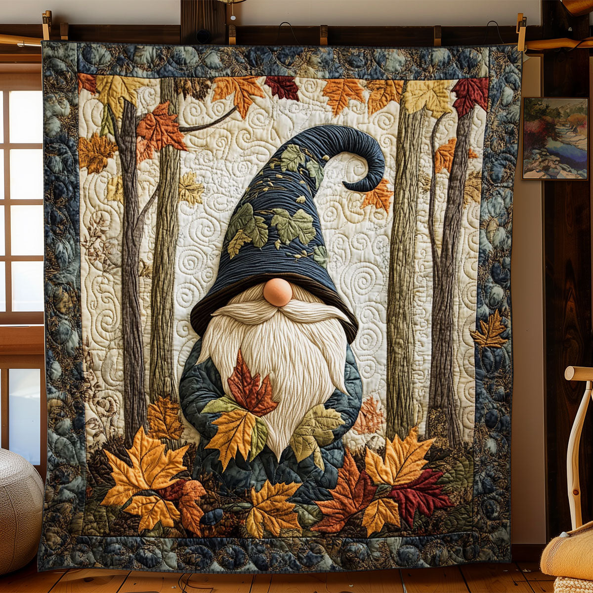 Autumn Gnome Walk WN1507002CL Quilt