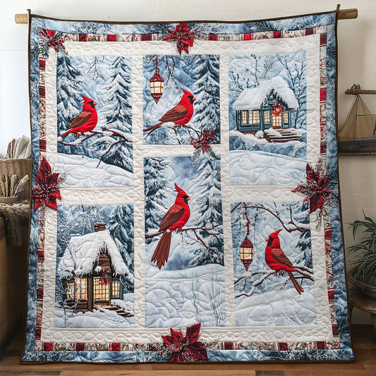 Christmas Peace Cardinal WN0711020CL Quilt