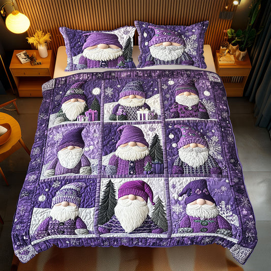 Purple Gnomes WU2612002CL Duvet Cover Set