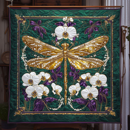 Emerald Orchid Dragonfly LT0810020CL Quilt