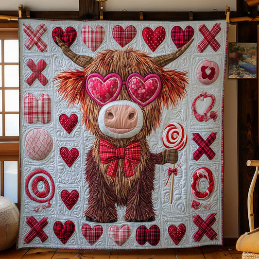 Charming Highland Cow WN2612013CL Quilt