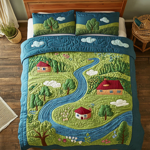 Peaceful Meadow WY0407037CL Duvet Cover Set