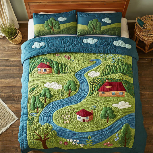 Peaceful Meadow WY0407037CL Duvet Cover Set