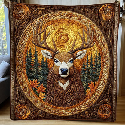 Autumn Forest Stag WY1108001CL Quilt
