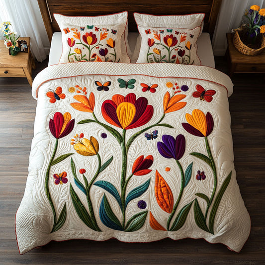 Tulip Flower WY1402023CL Duvet Cover Set