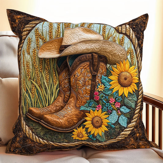 Sunflower Rodeo Spirit WX1306095CL Quilt Pillow Case